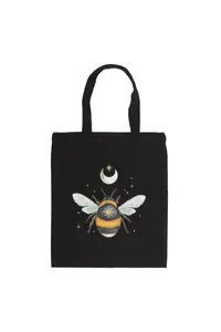 Хлопковая большая сумка Forest Bee Something Different, черный