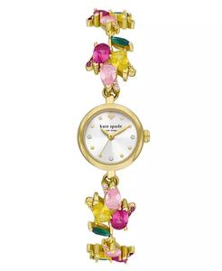 Женские кварцевые часы Monroe с тремя стрелками, золотистые, из нержавеющей стали и латуни, 24 мм kate spade new york