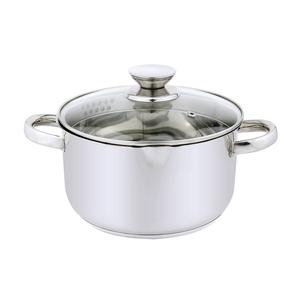 Кастрюля из нержавеющей стали с металлической ручкой Michelino