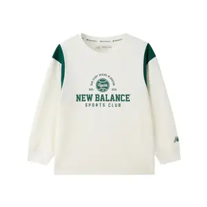 Свитшот Sports Club NB для детей 3-7 лет New Balance, слоновая кость
