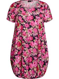 Платье Zizzi Jeasy, цвет Pink/Black