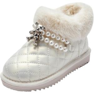 Детские зимние ботинки для детей BALABALA, экрю