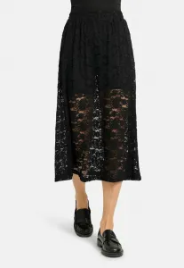 Кружевная юбка а-силуэта Liberté Essentiel, Black