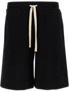 Шорты Jil Sander с завязками на талии, черный