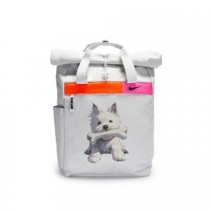 Рюкзак из ткани Обычный Унисекс Светло-серебристый серый Nike, Space Exploration