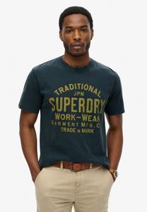 Футболка Superdry & Co MACHINED GOODS WORKWEAR , Eclipse Navy/Blue