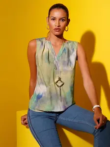 Блузка-топ Creation L, джинсовый