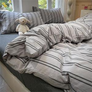 Antarctic Комплект постельного белья из 7 предметов для кровати 2 м (пододеяльник, простыня на резинке, 2 наволочки, 2 подушки, одеяло 3 кг), цвет Space-Gray