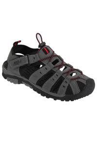 Сандалии из синтетического нубука с застежкой Toggle & Touch PDQ, серый