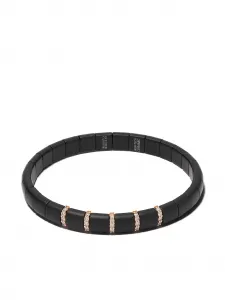 Браслет Sfera из розового золота с бриллиантами и черной керамикой Roberto Demeglio