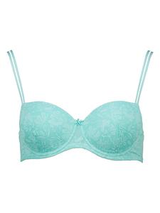 LASCANA Бюстгальтер балконет бирюзового цвета