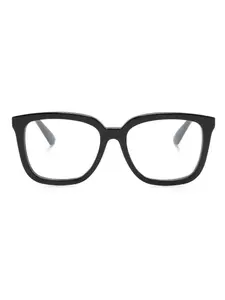 Очки в квадратной оправе с логотипом Gucci Eyewear, черный