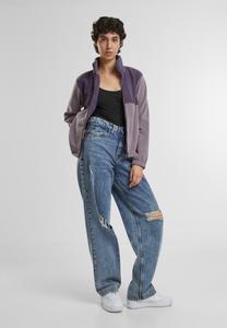 Флисовая куртка DOUBLE Urban Classics, фиолетовый