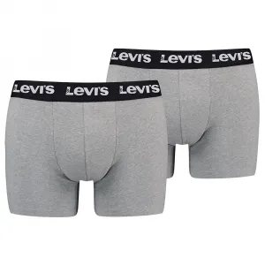 Боксеры 2 шт Levi's Repeat Logo Brief boxers 2 units, серый