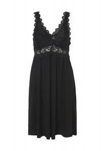 Женский кружевной пеньюар Rachel с v-образным вырезом и цветочным принтом DesiréE, черный