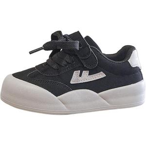 Нескользящие, дышащие, легкие, амортизирующие, низкие детские кроссовки для скейтбординга WARRIOR, черный