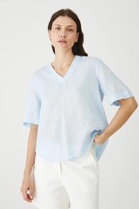 Льняная блузка Medicine, синий