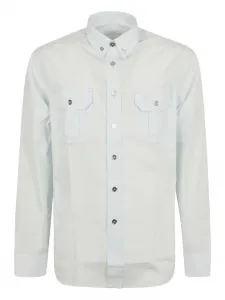 Рубашка на пуговицах Prada, синий