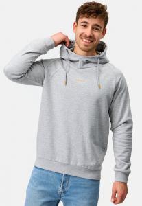 Худи INDICODE JEANS Hoodie, Lt Grey Mix/Grey