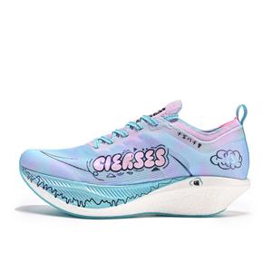 Кроссовки унисекс с низким верхом белого цвета Clerses, цвет Cotton Candy