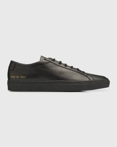 Мужские низкие кеды Achilles, черные Common Projects, цвет Black