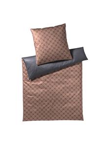 Joop! Двуспальное постельное белье цвета василька, праздничного медного оттенка