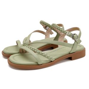 FOXER Женские сандалии на одной застежке зеленые, цвет Green