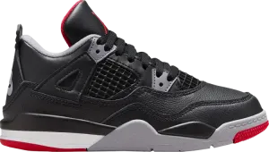 Кроссовки Air Jordan 4 Retro PS 'Bred Reimagined', черный