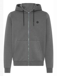 BLEND Толстовка с молнией 'BHTolle' в темно-сером цвете