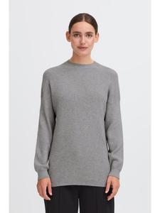 Oxmo Вязаный свитер OXFansy серого цвета