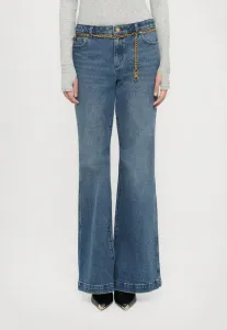 Джинсы-Клеш с цепочным поясом Michael Michael Kors, Duskbluewash