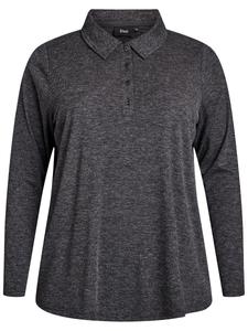 Блуза Zizzi Cainna, темно-серый