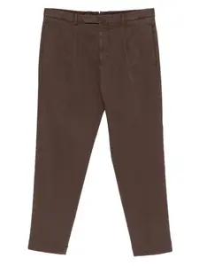 Плиссированные брюки Dell'Oglio, коричневый