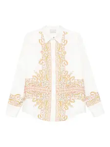 Рубашка с принтом пейсли Pierre-Louis Mascia, белый