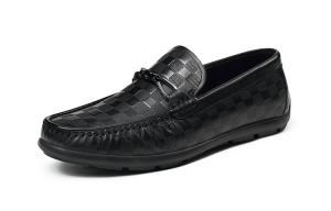 Мужские повседневные туфли AOKANG низкие черно-красные, темно-красные