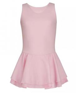Платье-майка с двухслойной юбкой для девочек Capezio, розовый