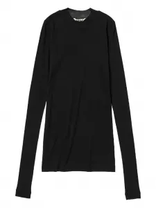 Футболка с круглым вырезом Auralee, черный