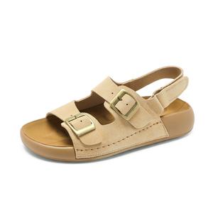 Сандалии с одним ремешком женские AOKANG, Apricot