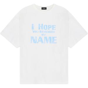 Футболка с коротким рукавом с принтом WE11DONE, белый