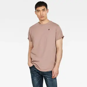 Футболка с коротким рукавом G-Star Lash Ribbed, розовый