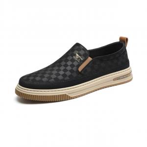 Износостойкие, нескользящие, повседневные туфли для поездок на работу, мужские, HD SEPTWOLVES, Black