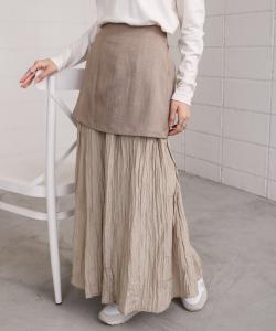 Многослойная юбка для шорт