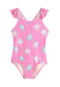 Купальник с оборками и бретелями Lindex, Light Pink