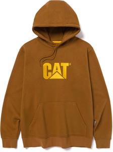 Толстовка Caterpillar мужская с вышитым логотипом CAT спереди, системой управления шнурками S3 и карманом-мешочком, Bronze Yellow