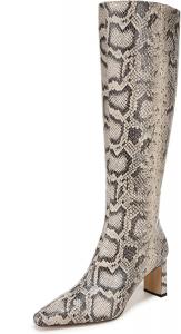 Sam Edelman womens Sylvia, Roccia Python Wide Calf