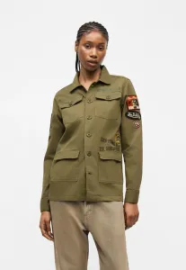 Женская куртка, блузка на пуговицах Von Dutch, Khaki