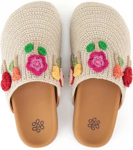 Сабо Sak Bolinas из кружева и кожи, с удобной застежкой The Sak