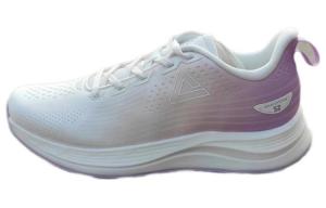 Износостойкие низкие кроссовки для бега женские белые фиолетовые PEAK