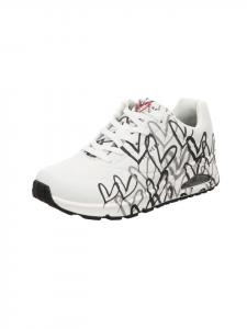 Высокие кроссовки Skechers UNO SPREAD THE LOVE, цвет white/black/gray