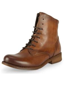 Ботильоны на шнуровке FELMINI Lace-Up Ankle Boots Beja, коричневый